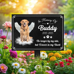 Custom Photo Dog Loss - Memorial Garden Stake Personalized Tribute