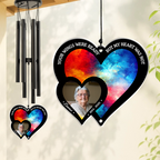 Custom Photo Memorial Wind Chimes - Hear The Wind And Think Of Me