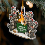 2025 Dumpster On Fire Response Team - Funny Coworker Gift - Personalized Acrylic Ornament