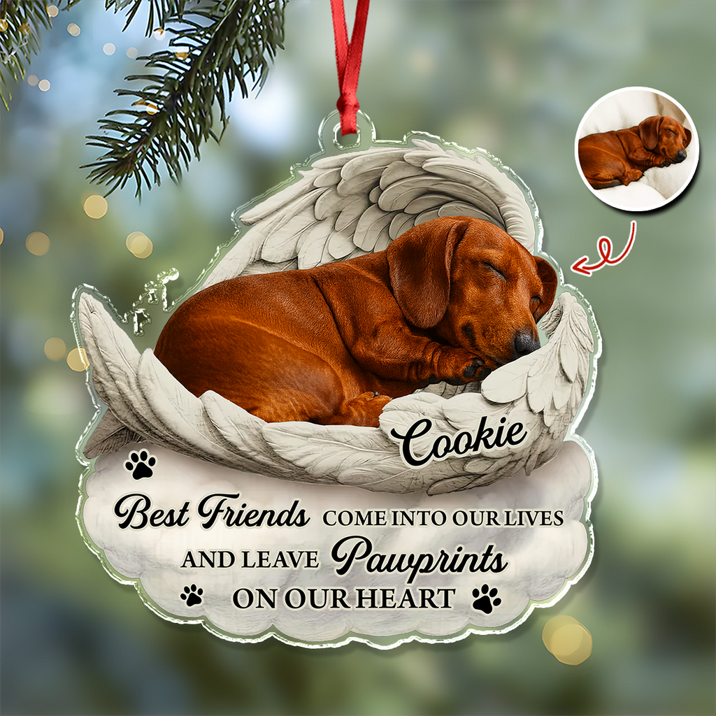 Custom Photo You Would Have Lived Forever - Pet Memorial Acrylic Ornament