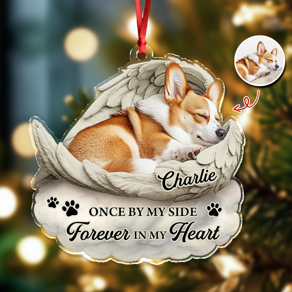 Custom Photo You Would Have Lived Forever - Pet Memorial Acrylic Ornament