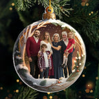 Custom Photo Acrylic Ornament - Family Makes Christmas Magical | Personalized Gift