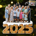 Custom Photo Acrylic Ornament - Wrapped In Love | Personalized Gift