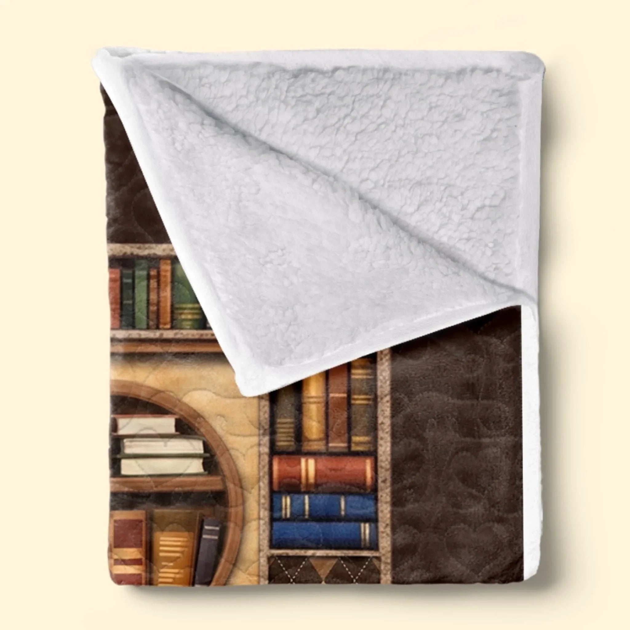 Custom Photo Blanket - Book Love Never Ends | Personalized Gift For Book Lovers