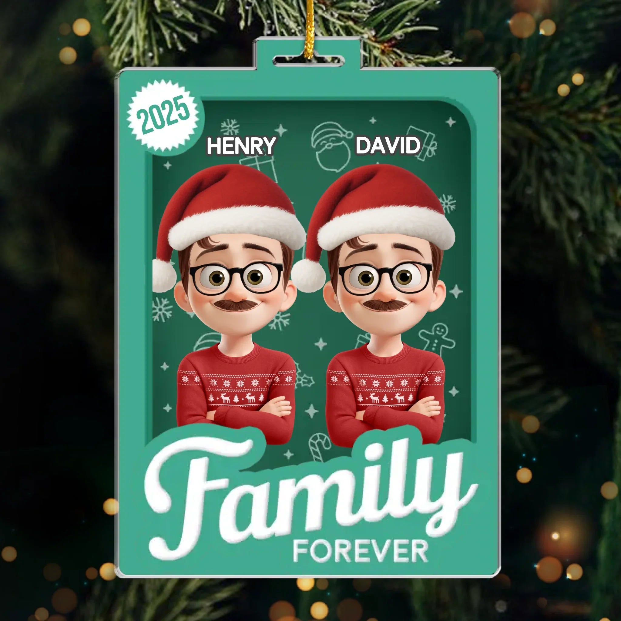 Custom Photo Toy Box Acrylic Ornament - For The People Who Mean Everything | Personalized Gift Secondary image