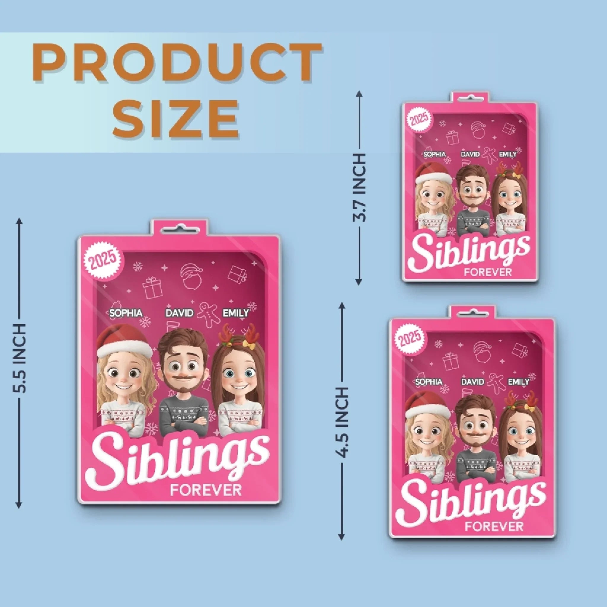 Custom Photo Toy Box Acrylic Ornament - For The People Who Mean Everything | Personalized Gift