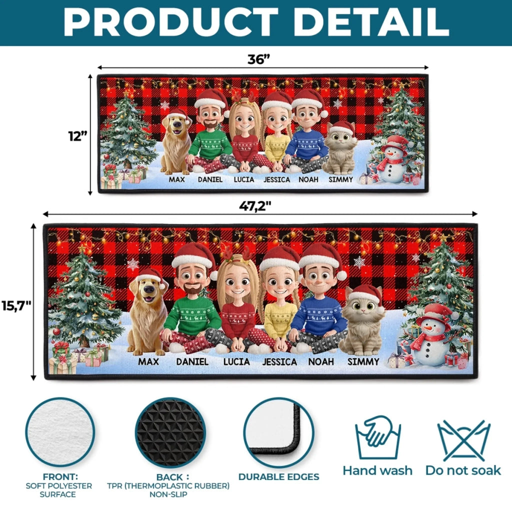 Custom Runner Rug - Joy Fills Every Corner Here | Personalized Home Decor Gift