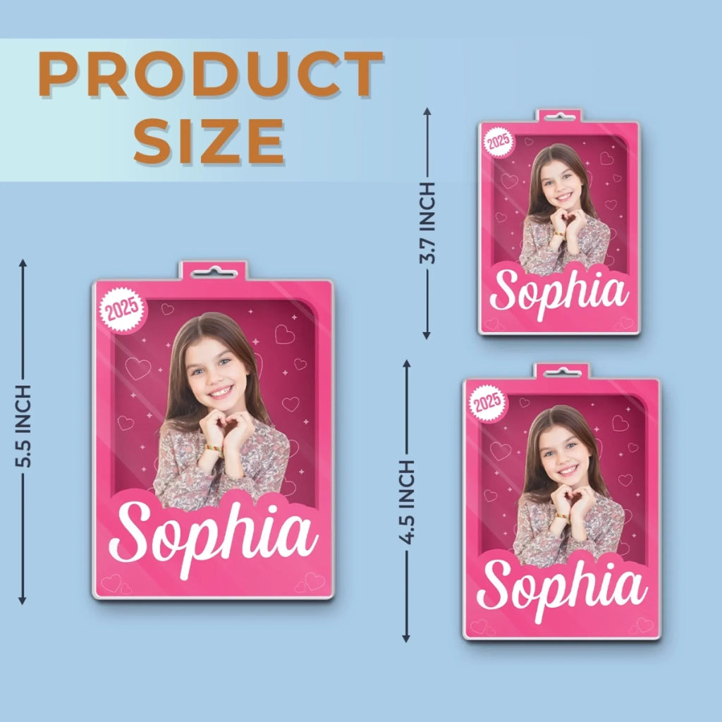 Custom Photo Toy Box Acrylic Ornament - Twinkle Twinkle Christmas Star | Personalized Gift