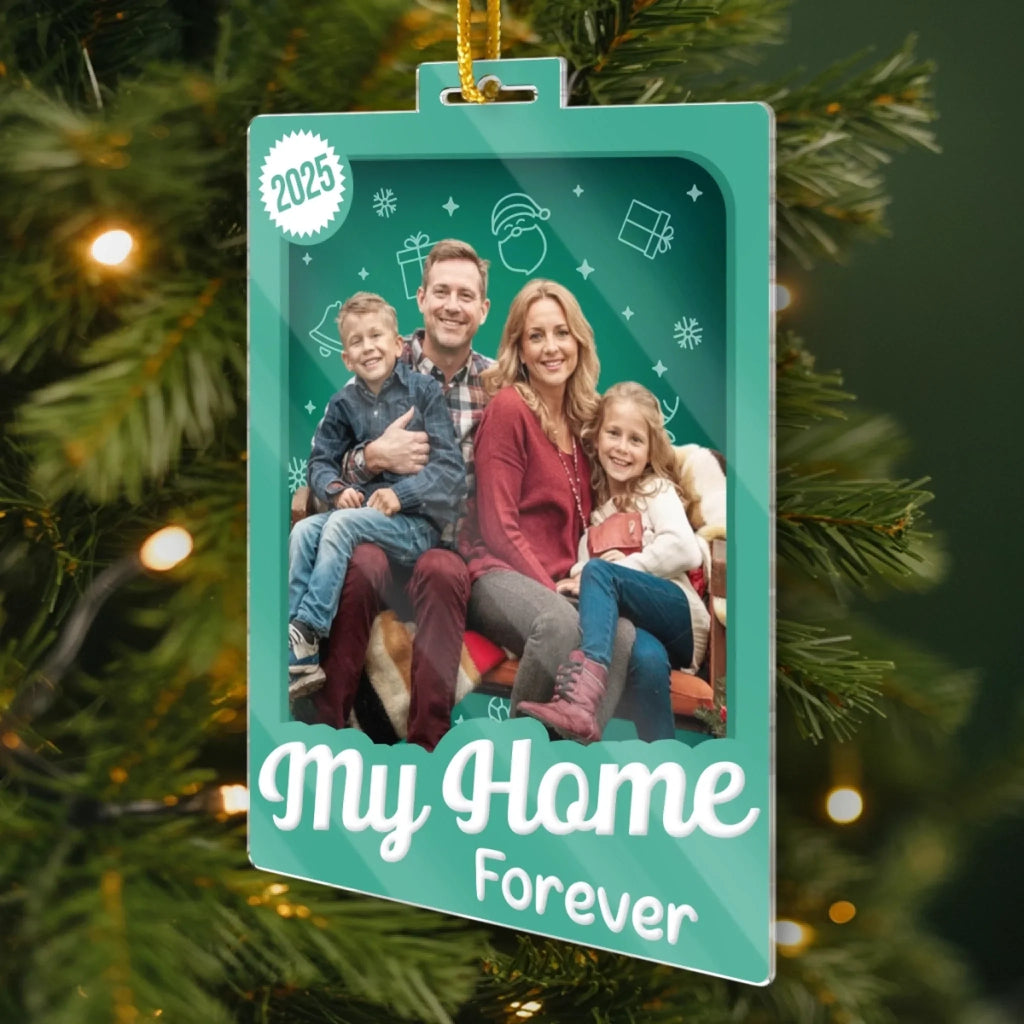 Custom Photo Toy Box Acrylic Ornament - Love Looks Like This | Personalized Gift