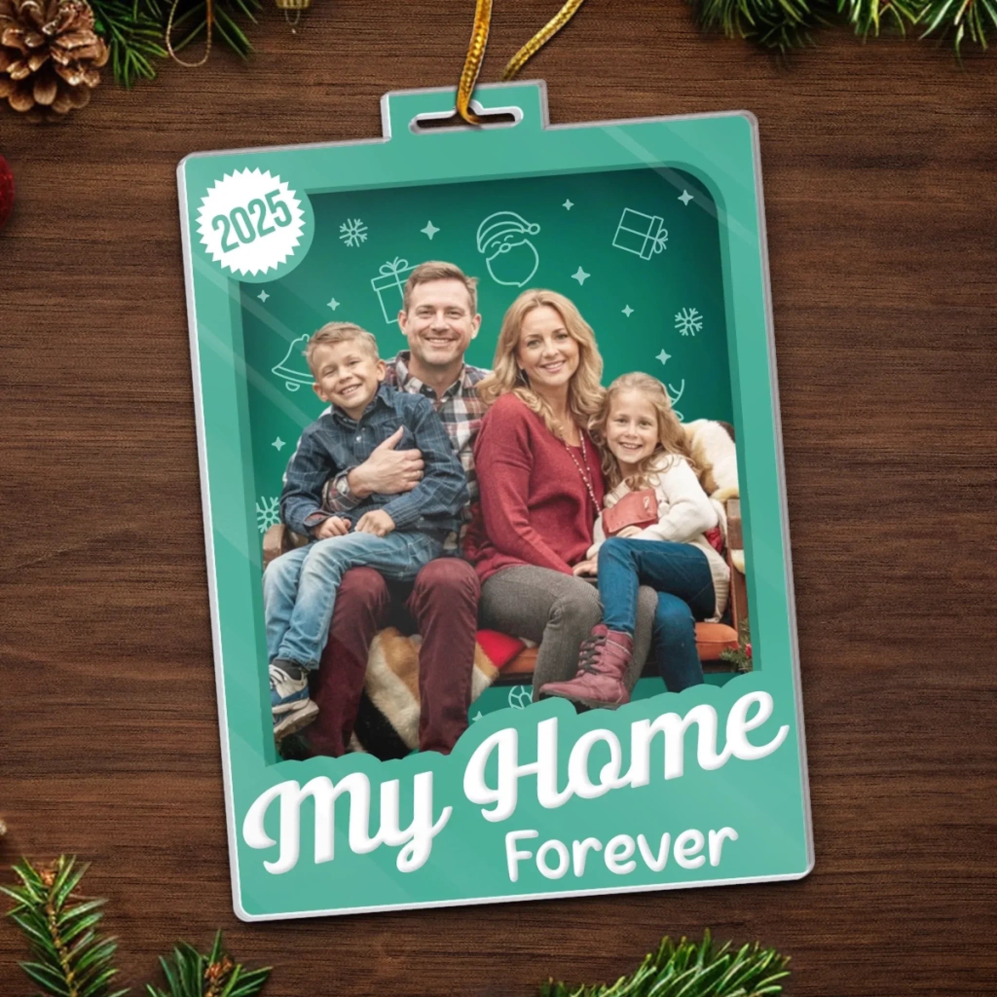 Custom Photo Toy Box Acrylic Ornament - Love Looks Like This | Personalized Gift