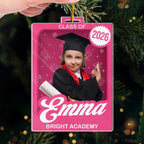 Custom Photo Toy Box Acrylic Ornament - From Here You Rise | Personalized Graduation Gift