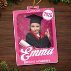 Custom Photo Toy Box Acrylic Ornament - From Here You Rise | Personalized Graduation Gift