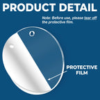 Custom Photo Acrylic Ornament - Happiness Is Hanging Right Here | Personalized Gift