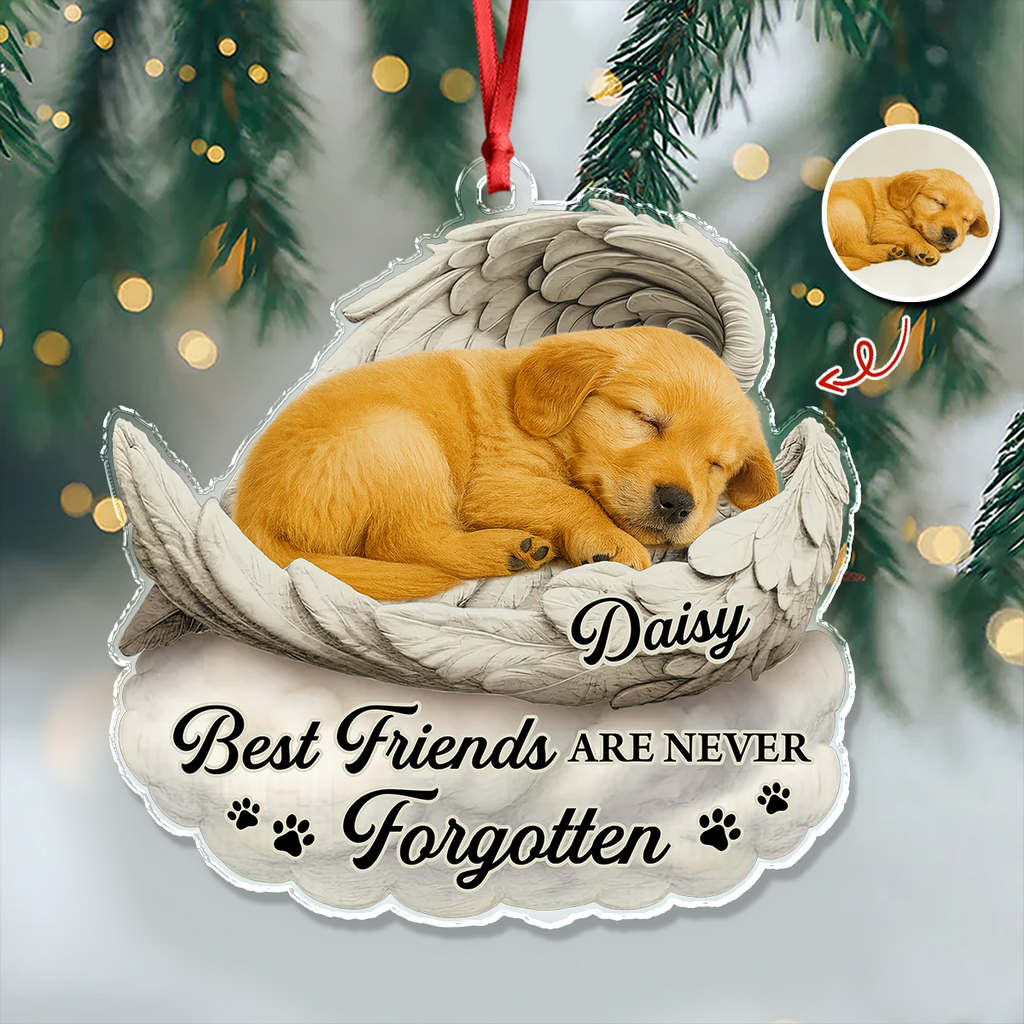 Custom Photo You Would Have Lived Forever - Pet Memorial Acrylic Ornament