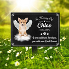 Custom Photo Dog Loss - Memorial Garden Stake Personalized Tribute