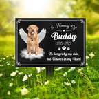 Custom Photo Dog Loss - Memorial Garden Stake Personalized Tribute
