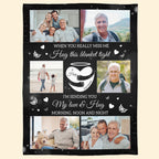 A Hug From Heaven - Memorial Gift - Personalized Memory Photo Blanket