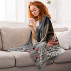 A Hug From Heaven - Personalized Memory Photo Blanket - Memorial Keepsake