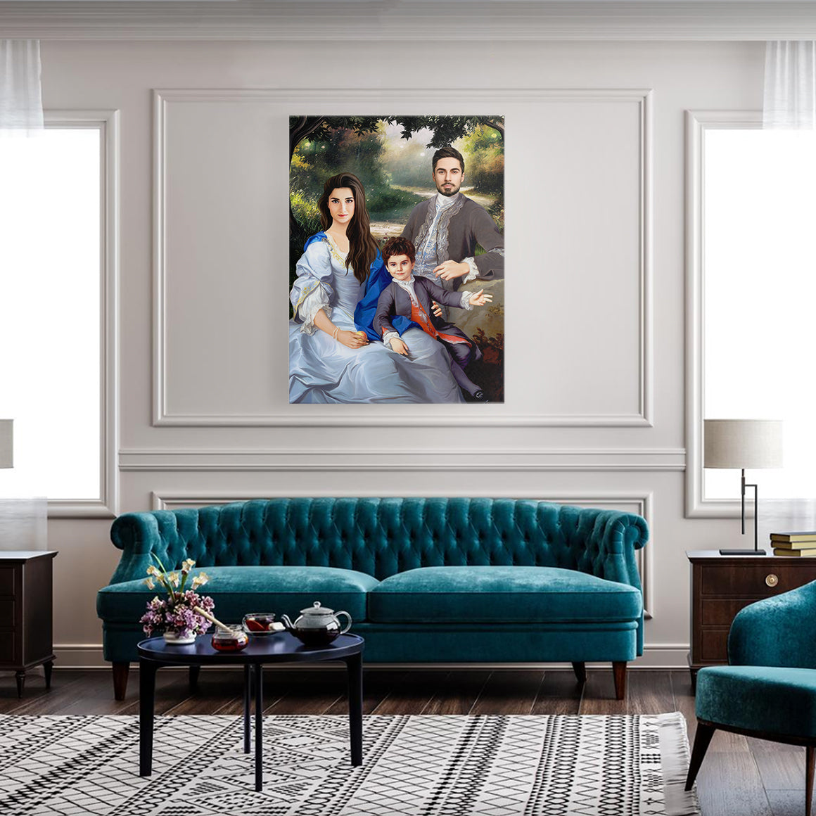 Family in The Forest