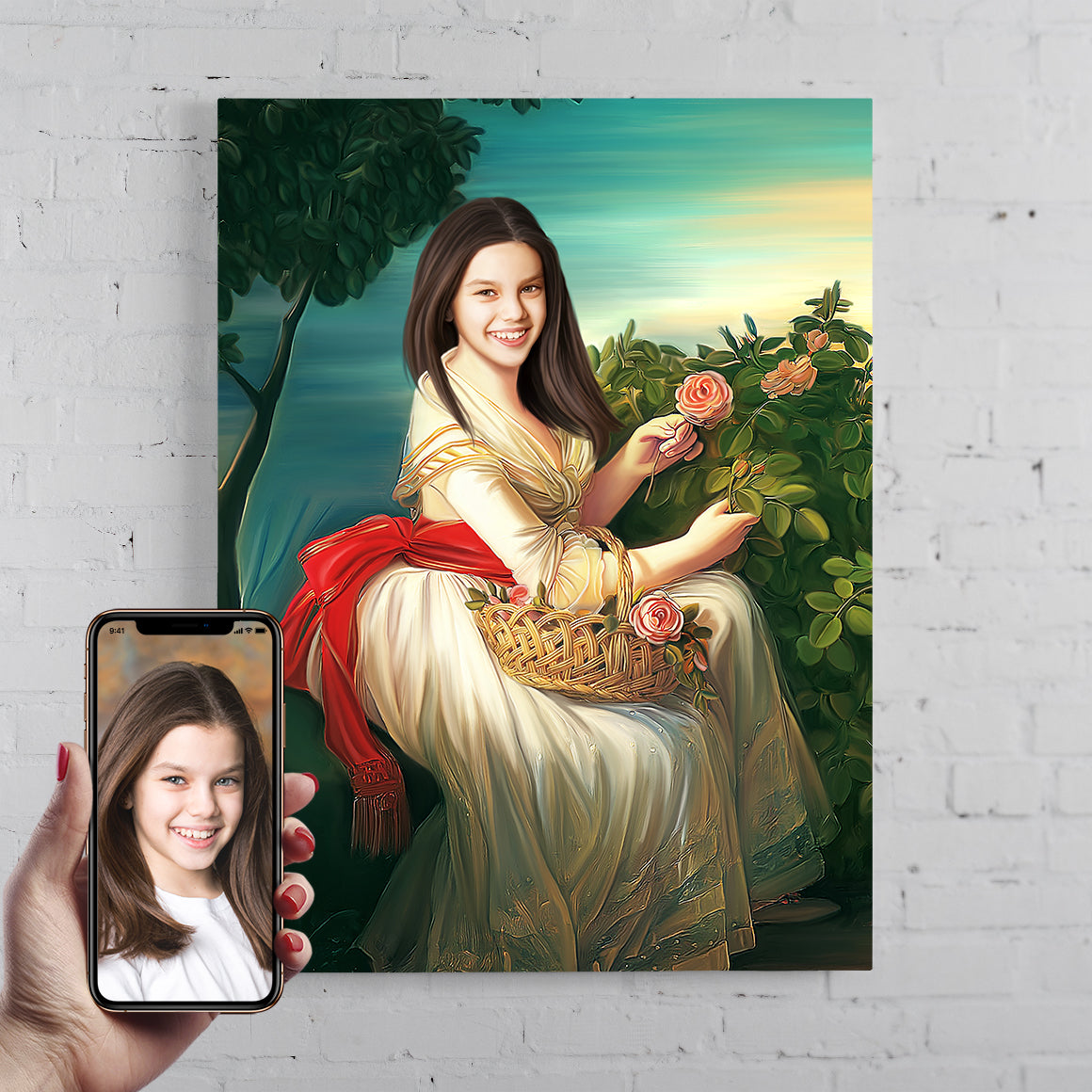 A Girl With Roses Secondary image