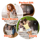Hug From Heaven - Personalized Memory Photo Blanket - Memorial Keepsake