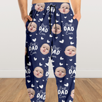 Custom Face Cute Best Dad Ever - Sweatpants For Father's Day Gift