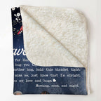 Memorial Blanket - Hugs From Heaven - Personalized Memory Photo Blanket