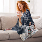 Memorial Blanket - Hugs From Heaven - Personalized Memory Photo Blanket