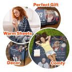 Memorial Blanket - Hugs From Heaven - Personalized Memory Photo Blanket