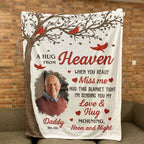 Memory Blanket - A Hug From Heaven - Personalized Photo Blanket