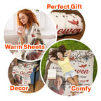Memory Blanket - A Hug From Heaven - Personalized Photo Blanket