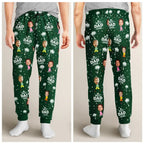Custom Photo Best Dad Grandpa Ever - Personalized Pajama Pants