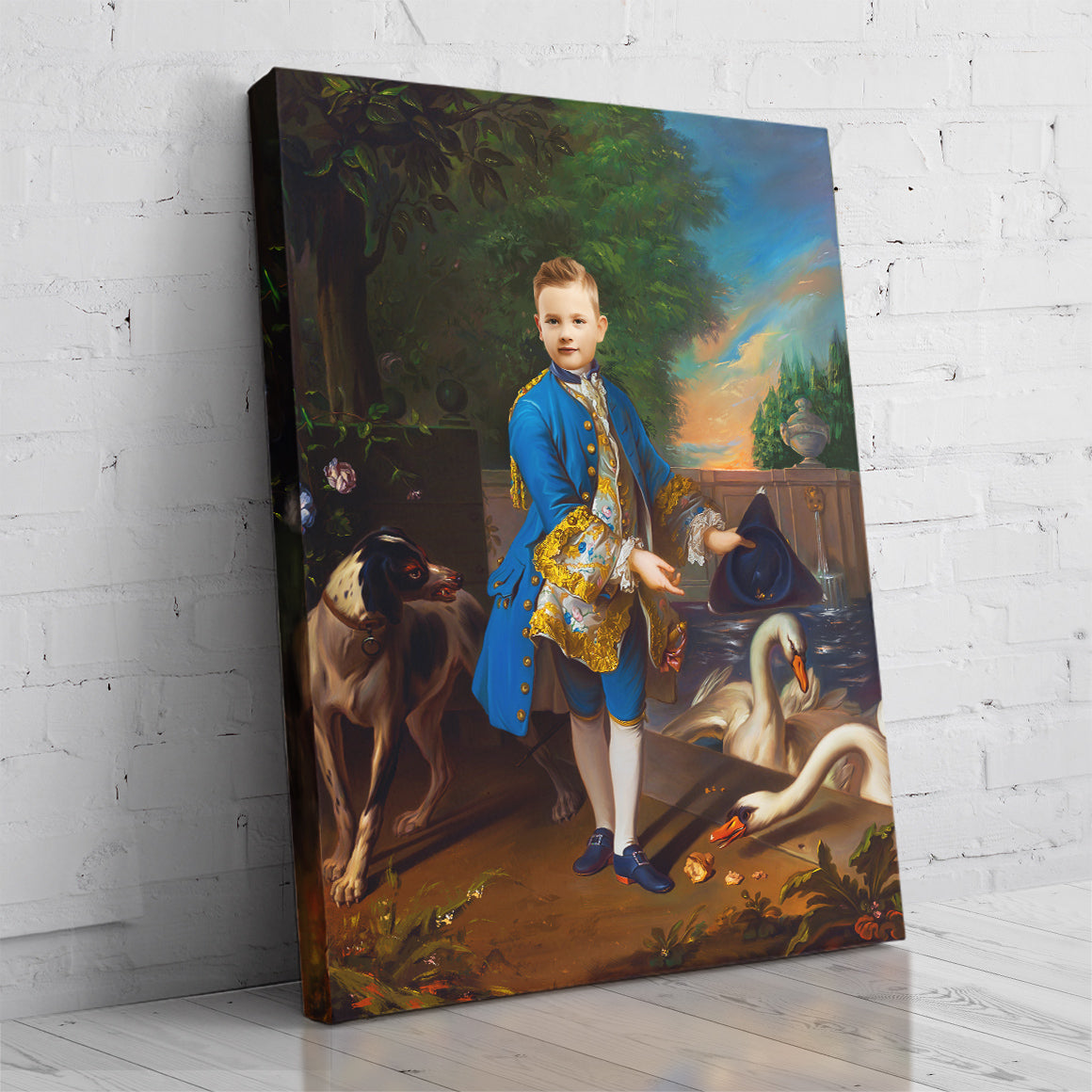 The Boy Feeding Swans Main image