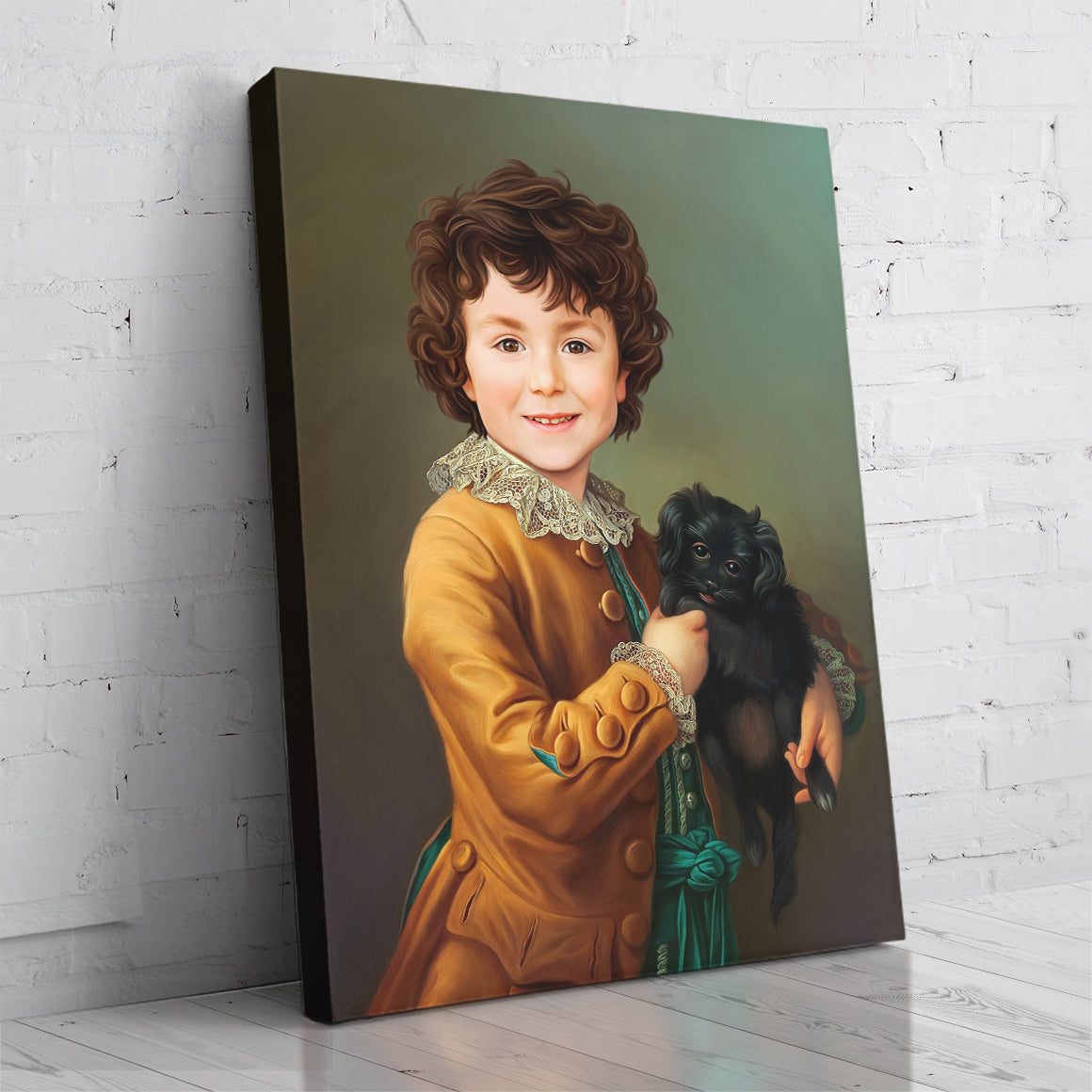 The Boy With a Puppy Main image