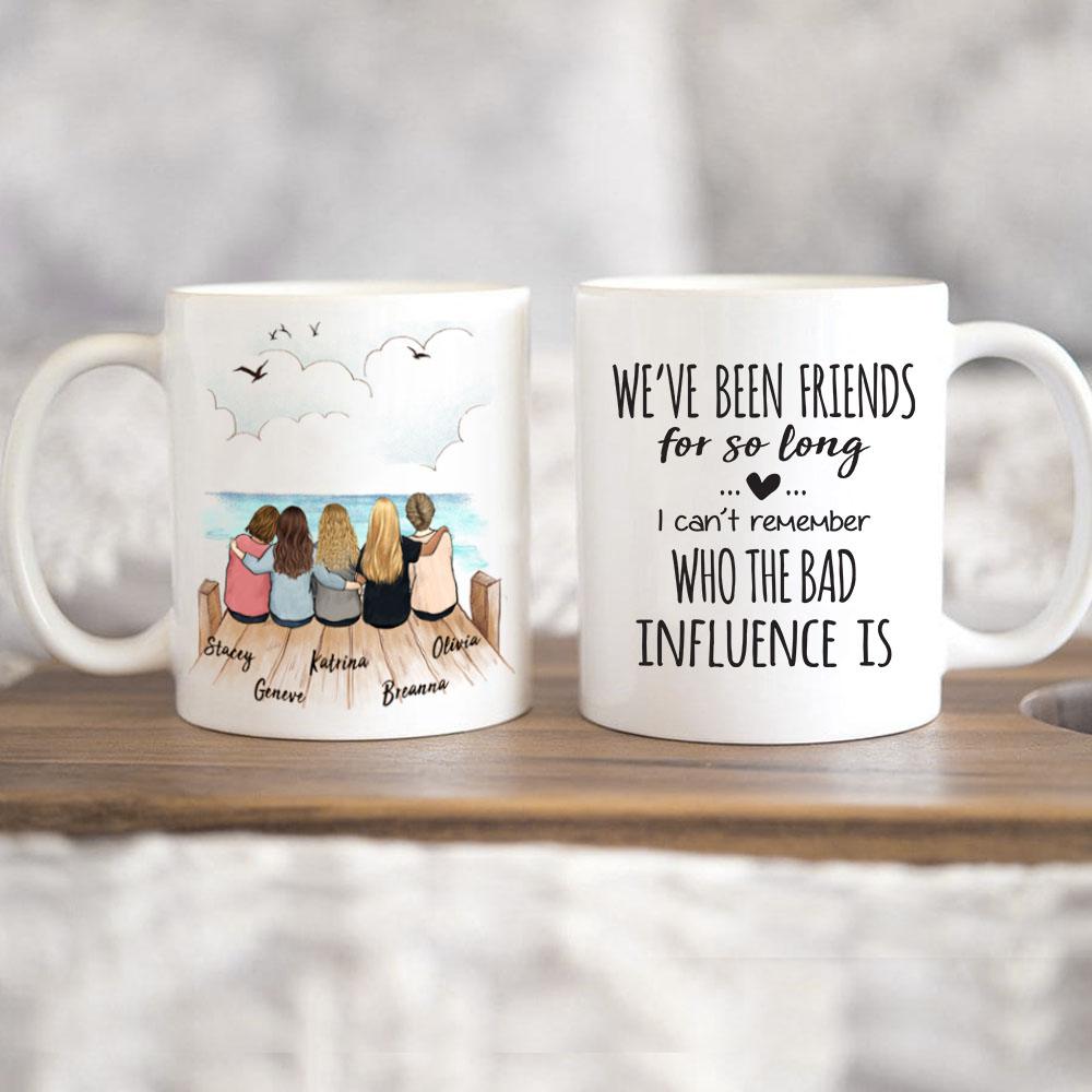 Personalized Best Friend Mug - Wooden Dock - Birthday Gifts For Besties