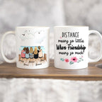Personalized Best Friend Mug - Wooden Dock - Birthday Gifts For Besties