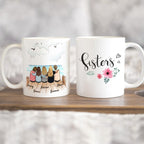 Personalized Best Friend Mug - Wooden Dock - Birthday Gifts For Besties