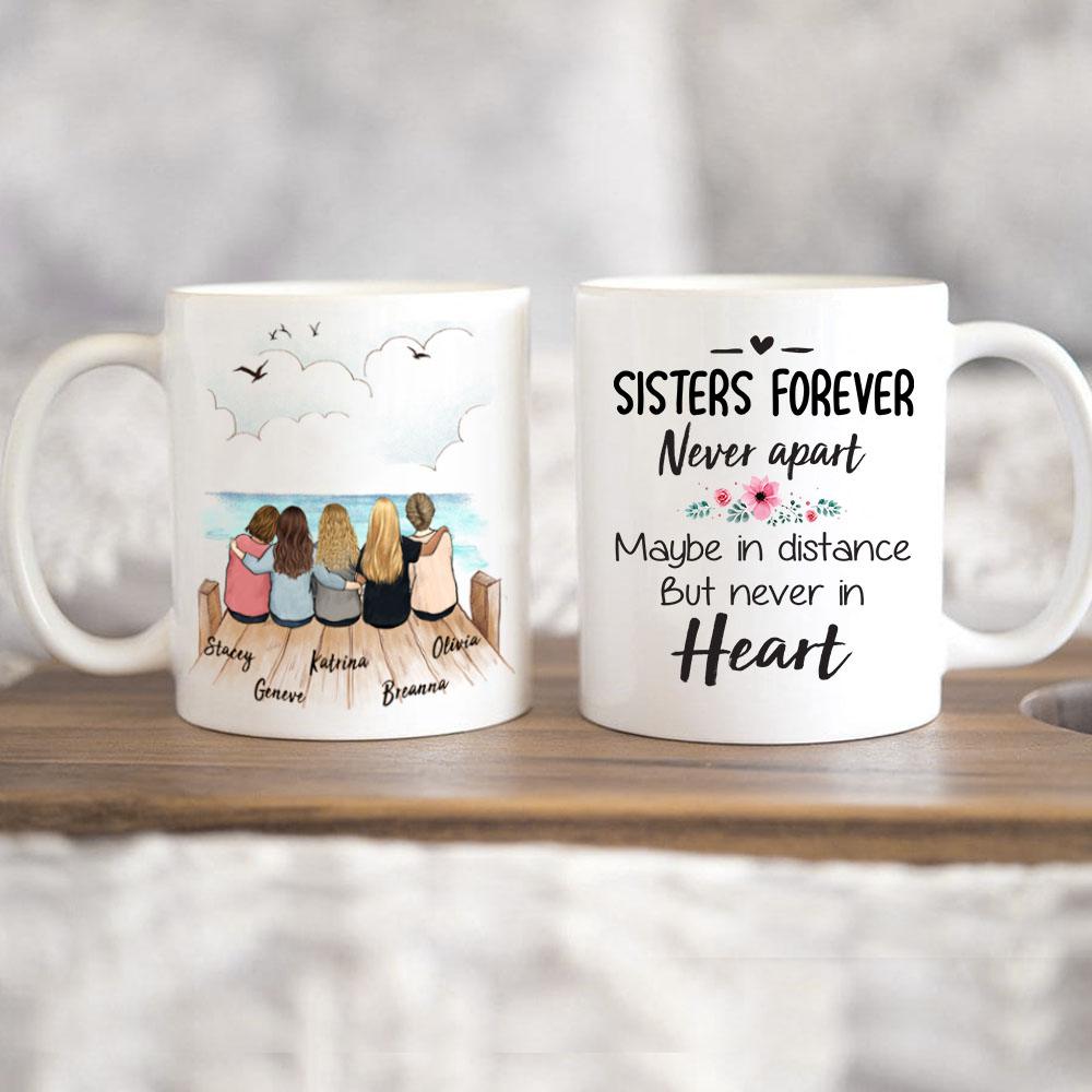 Personalized Best Friend Mug - Wooden Dock - Birthday Gifts For Besties