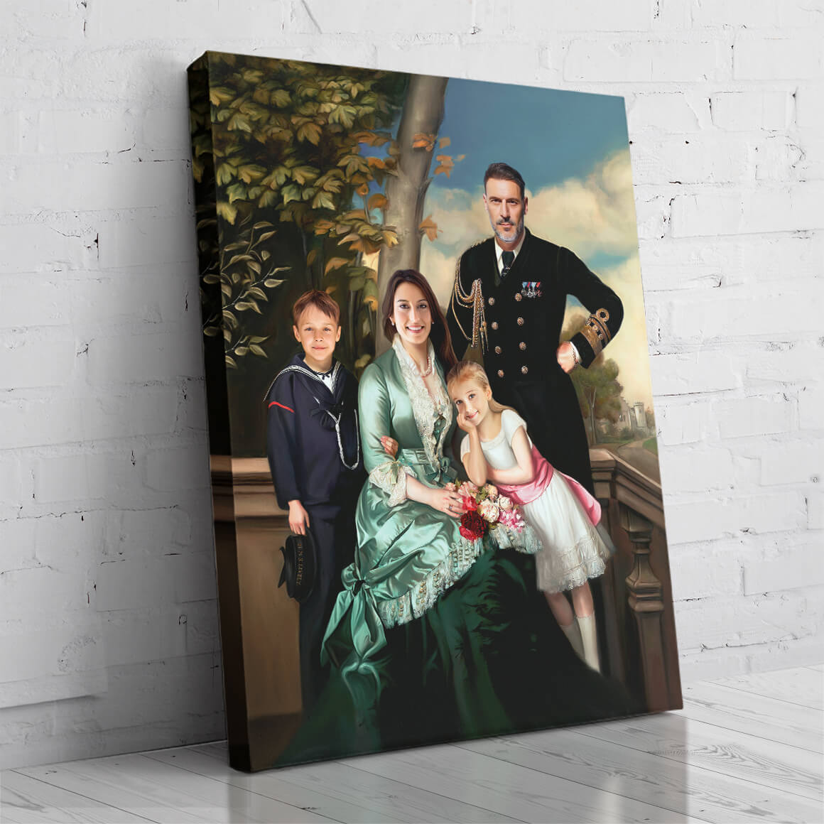 The Family in The Park Main image