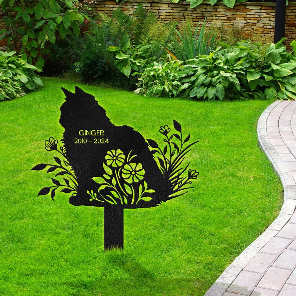 Custom Cat Breed For Cat Lover - Memorial Garden Stake Personalized Gift Main image