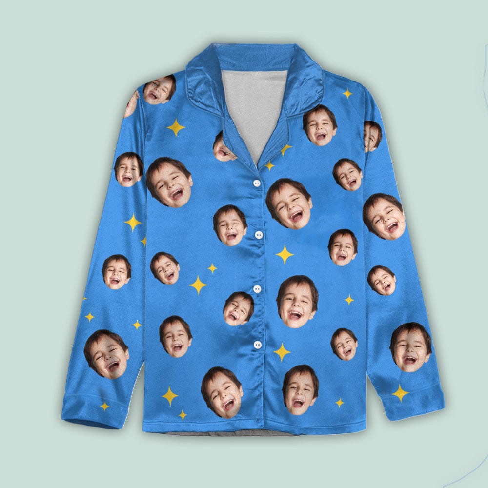 Custom Children Photo For Dad And Mom - Personalized Pajamas Gift