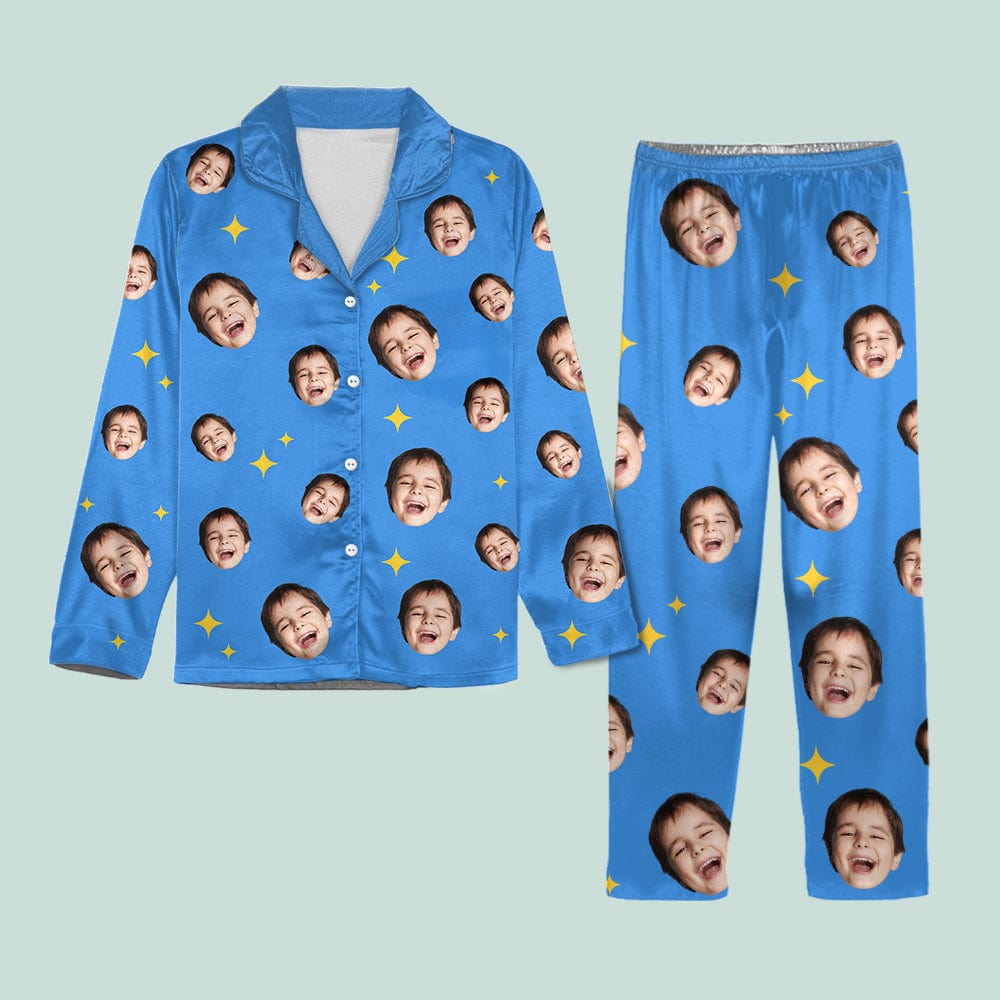 Custom Children Photo For Dad And Mom - Personalized Pajamas Gift