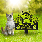 Custom Dog Breed And Name - Memorial Garden Stake Personalized Gift