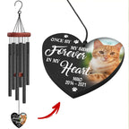 Custom Dog Cat Photo If Love Could Have Kept You Here - Memorial Wind Chimes