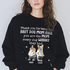 Custom Face Photo Dog Wishes - Dark Sweatshirt For Dog Lovers