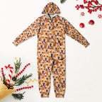 Custom Funny Dog Cat Face Photo - Onesie Pajamas For Pet Lovers