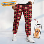 Custom Photo Dog Cat For Men And Women - Christmas Sweatpants Gift