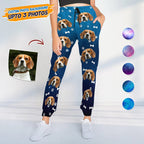 Custom Photo Dog Cat Galaxy - Sweatpants For Pet Lovers