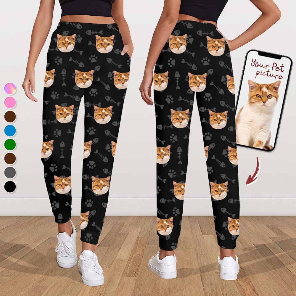 Custom Photo Dog Cat - Sweatpants For Men And Women Pet Lovers
