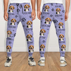 Custom Photo Dog Dad Dog Mom - Sweatpants For Men And Women Pet Lovers